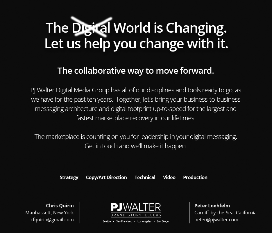 The World is Changing.